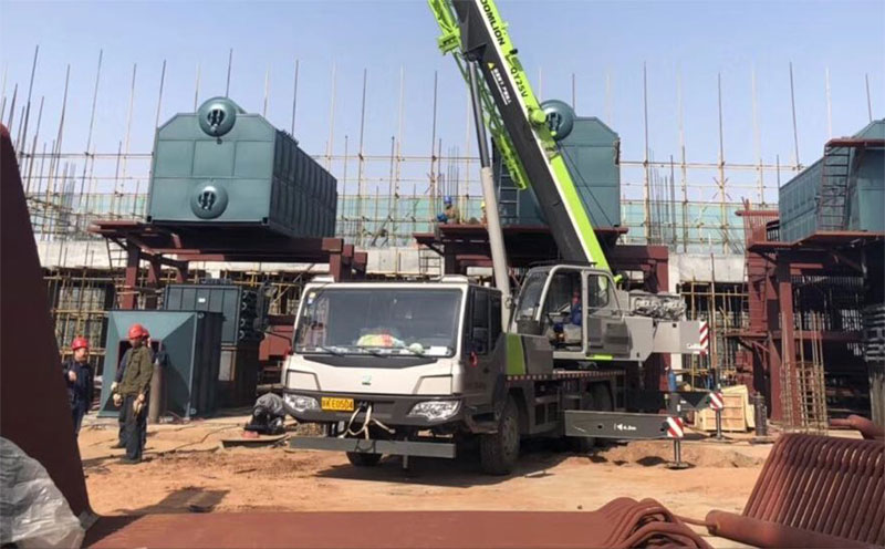 環(huán)保型燃油蒸汽鍋爐實拍